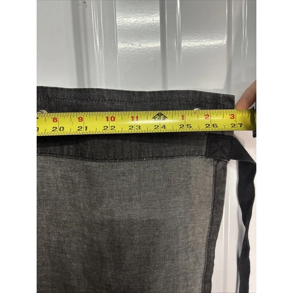 Hedley & Bennett Denim Bistro Apron Gray One Size